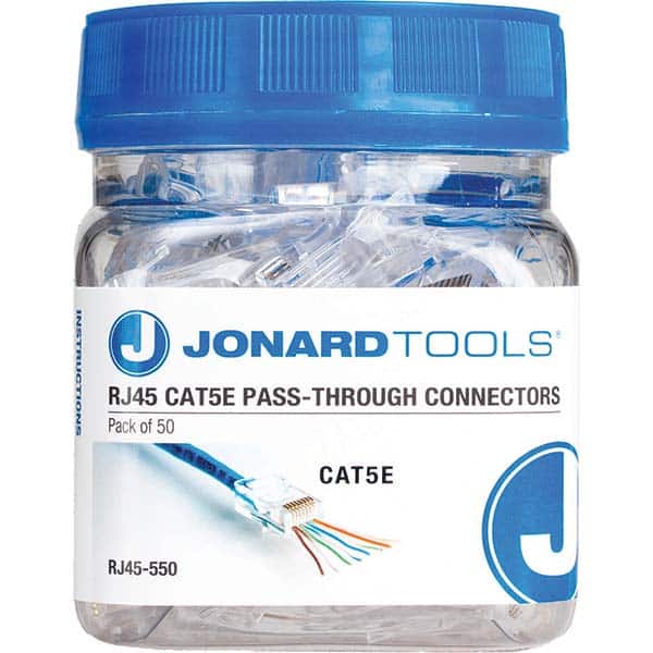 Cable Tools & Kit: 50 Pc, Use with RJ45 Cat5/5E Pass-Through Connector MPN:RJ45-550 - Pkg Qty 50
