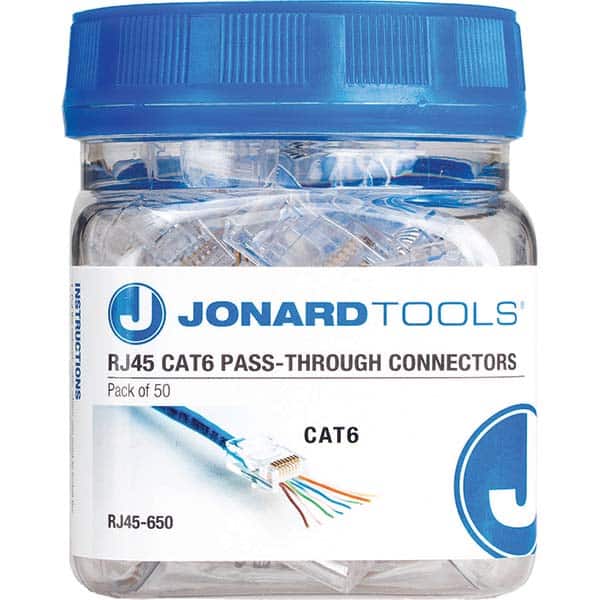 Cable Tools & Kit: 50 Pc, Use with RJ45 Cat6 Pass-Through Connector MPN:RJ45-650