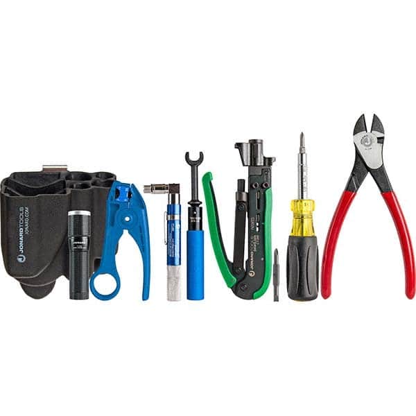Coaxial Tool Kit: Use on RG11, RG59, RG6 & RG7 Cable, Use with Short Style Connector MPN:TK-83