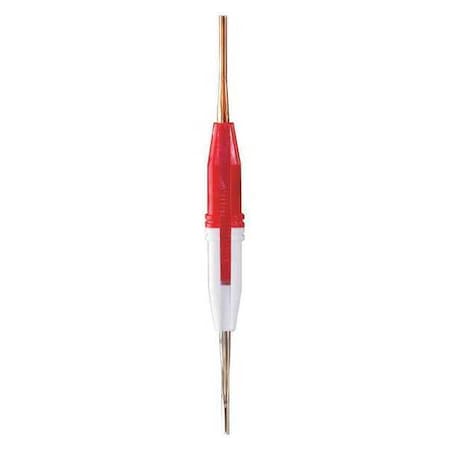 Insertion/Extraction Tool, Length 4 in, Contact Size 20DM and 20DF, Brass and ABS Plastic MPN:AR-910672