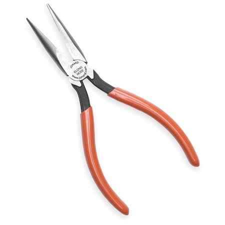 6 5/8 in Long Nose Plier Ergonomic With Dipped Plastic Grips Handle MPN:ELONGNOSE