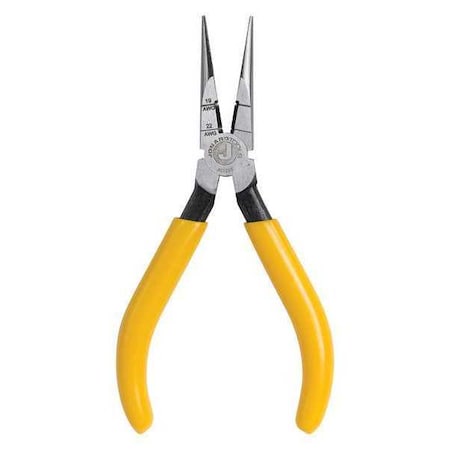6 3/4 in Jonard's Long Nose Plier, Side Cutter Ergonomic With Dipped Plastic Grips Handle MPN:JIC-203