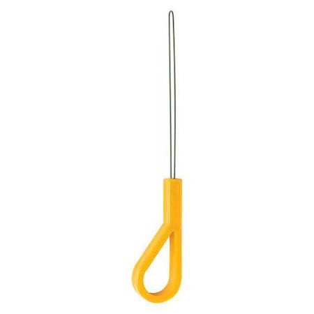 Wire Loop Puller, 8 In, Yellow, Insulated MPN:JIC-2257