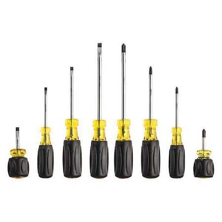 Screwdriver Set, Slotted/Phillips, 8 pcs. MPN:SDK-8