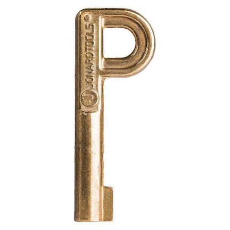 P Key, For Self Lock Pedestal Lock, Brass MPN:TTK-225