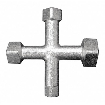 Plug Wrench, Countersunk, 4 Way MPN:J40040