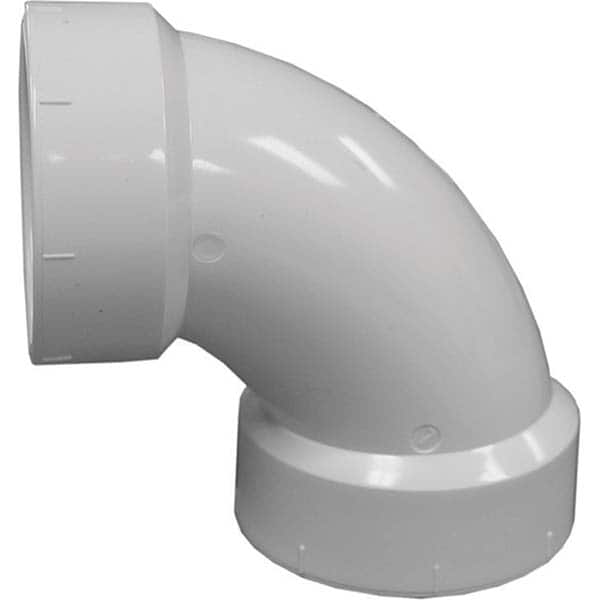 Plastic Pipe Fittings, Fitting Type: Elbow , Fitting Size: 1-1/4 in , Material: PVC , End Connection: Hub x Hub  MPN:PFL814