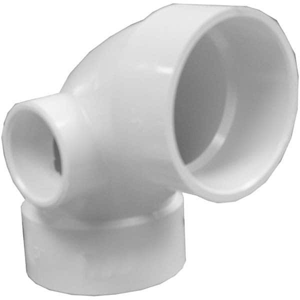 Plastic Pipe Fittings, Fitting Type: Elbow , Fitting Size: 3 x 2 in , Material: PVC  MPN:PFL131