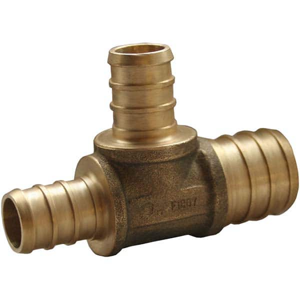 Brass Pipe Tee: 3/4 x 3/4 x 1/2