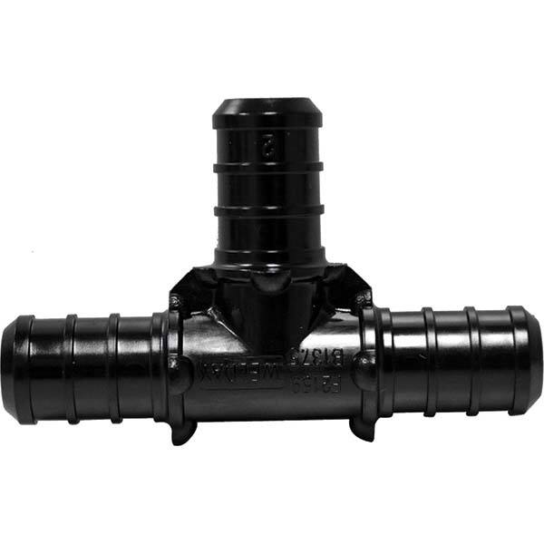 Plastic Pipe Fittings; Fitting Type: Tee ; Fitting Size: 3/4 in ; End Connection: Pex ; Color: Black ; Lead Free: Yes ; UNSPSC Code: 40175300 MPN:C76763