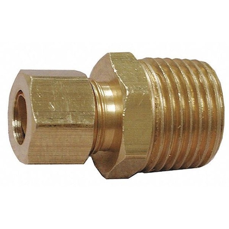 Brass Lead Free Connector, Compression x Male Connector MPN:C74073LF