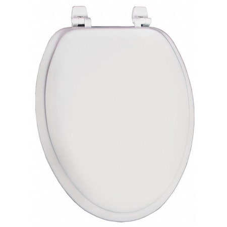 Bidet Toilet Seat With Cover, Molded Wood, Elongated, White MPN:C002WD00