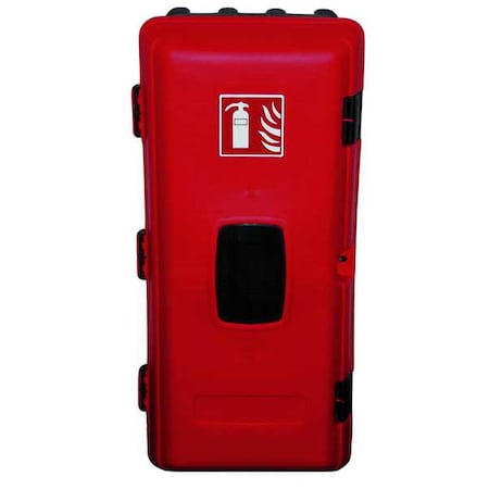 Fire Extinguisher Cabinet, Surface Mount, 23 1/2 in Height, 10 lb MPN:JEBE06