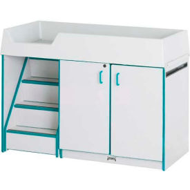 Jonti-Craft® Diaper Changer Stairs Left 48-1/2