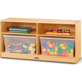 Jonti-Craft® Toddler Jumbo Storage Unit with Clear Totes and Lids - 48