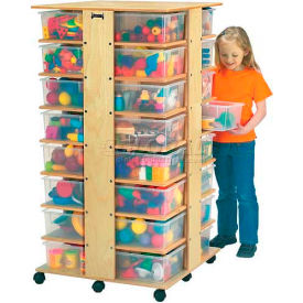 Jonti-Craft® 32 Cubbie Mobile Tower With Colored Tubs 27