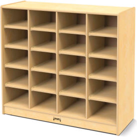 Jonti-Craft® 20 Tray Mobile Cubbie Without Trays 38-1/2