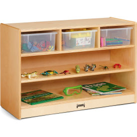 Jonti-Craft® STEM Combo Mobile Storage Unit with Clear Tubs - 36.5