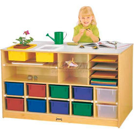 Jonti-Craft® Mobile Storage Island Twin No Tray 48-1/2