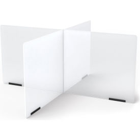 Jonti-Craft® See-Thru Table Divider Shields - 4 Station - 35-1/2