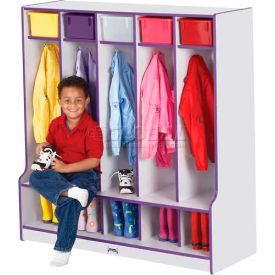 Jonti-Craft® Kid Seat Coat Locker 5 Wide 48