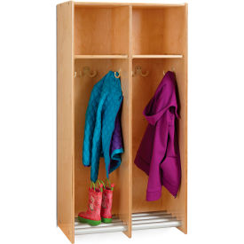 Jonti-Craft® 2-Section Wood Hanging Locker 24-1/2