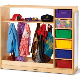 Jonti-Craft® Kid Dress-Up Storage Unit with Colored Tubs - 48