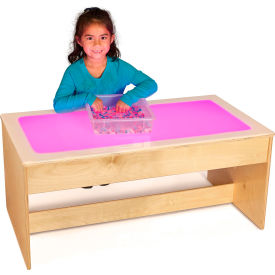 Jonti-Craft® Large Sensory Light Table - 16 Colors - Wooden Base 5852JC