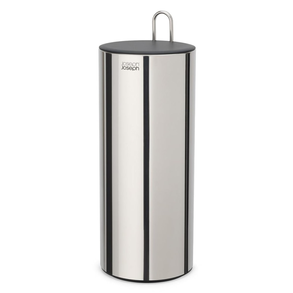 Joseph Joseph Easy Store Stainless Steel Concealed Toilet Paper Holder, Silver MPN:70593