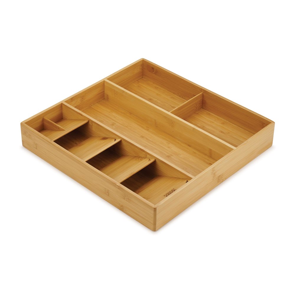 Joseph Joseph Bamboo Utensils Drawer, 2-1/2inH x 15-1/4inW x 15inD, Brown MPN:85170
