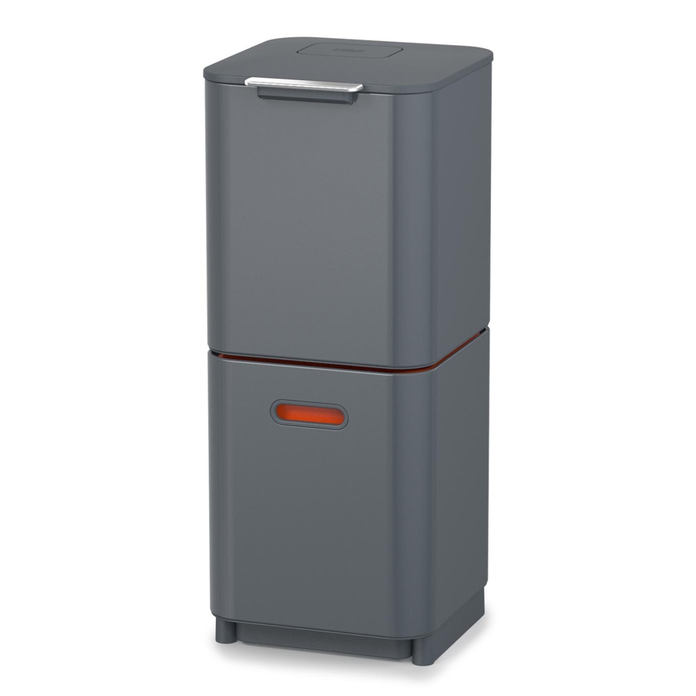 Joseph Joseph Vertical Waste And Recycling Bin, 40 Liters, Graphite MPN:30065