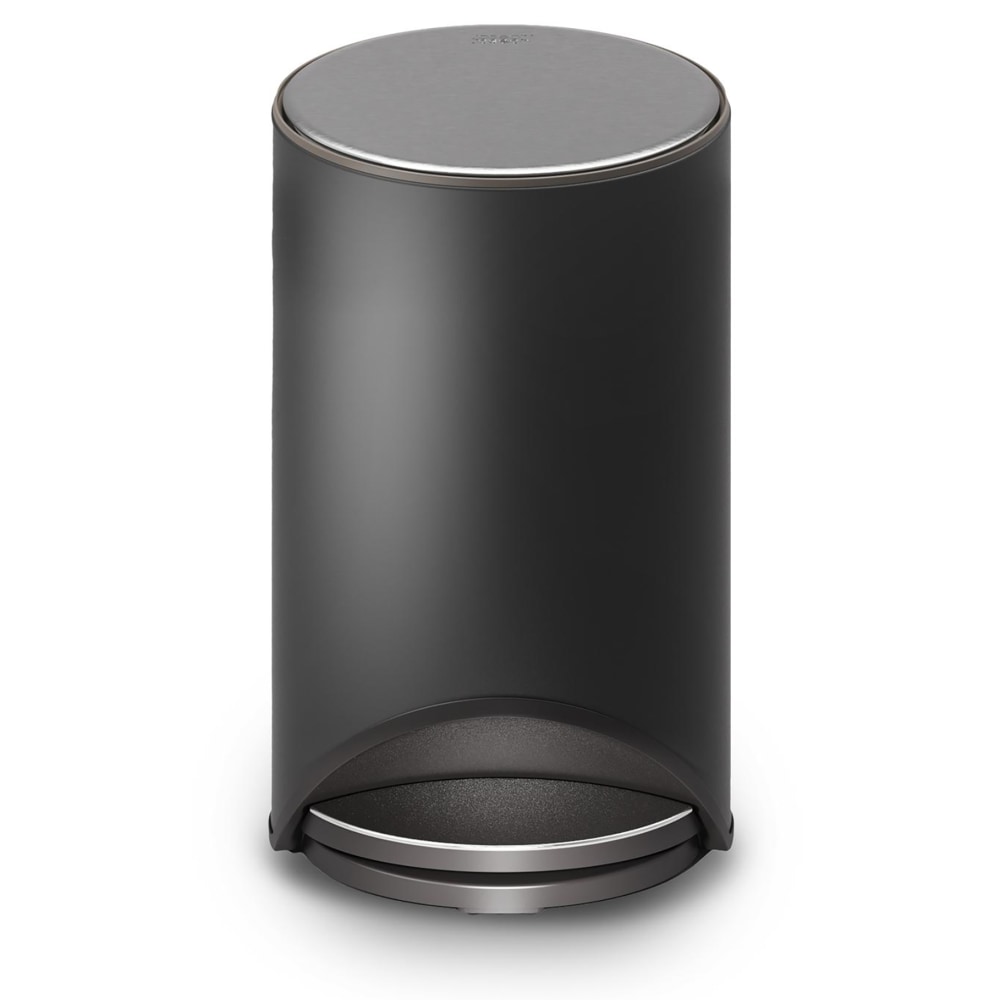 Joseph Joseph 10-Liter Pedal Step Can, 17-5/8inH x 10-1/4inW x 10-1/2inD, Black MPN:30151