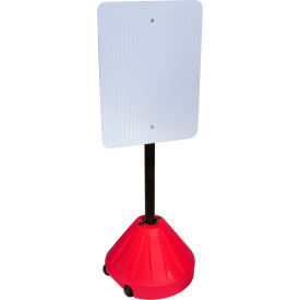 Magic Master® Split Portable Pole Red Base With 48