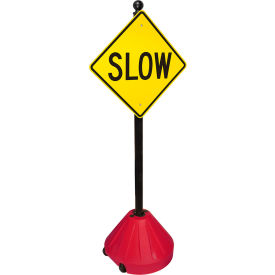 Magic Master® Split Portable Pole Red Base With 60