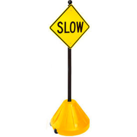Magic Master XL-PP3-72-Y XL-Portable Pole Rolling Sign Base 72