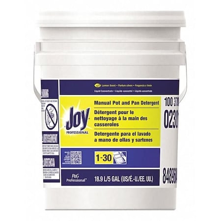 Pots Pans Cleaner, Bucket, 5 gal, Joy Prof MPN:43608