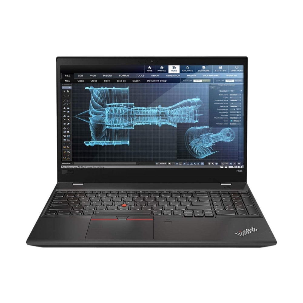 Lenovo ThinkPad P52s Refurbished Laptop, 15.6in Screen, Intel Core i7, 16GB Memory, 500GB Solid State Drive, Windows 10 Pro MPN:OD5-1666