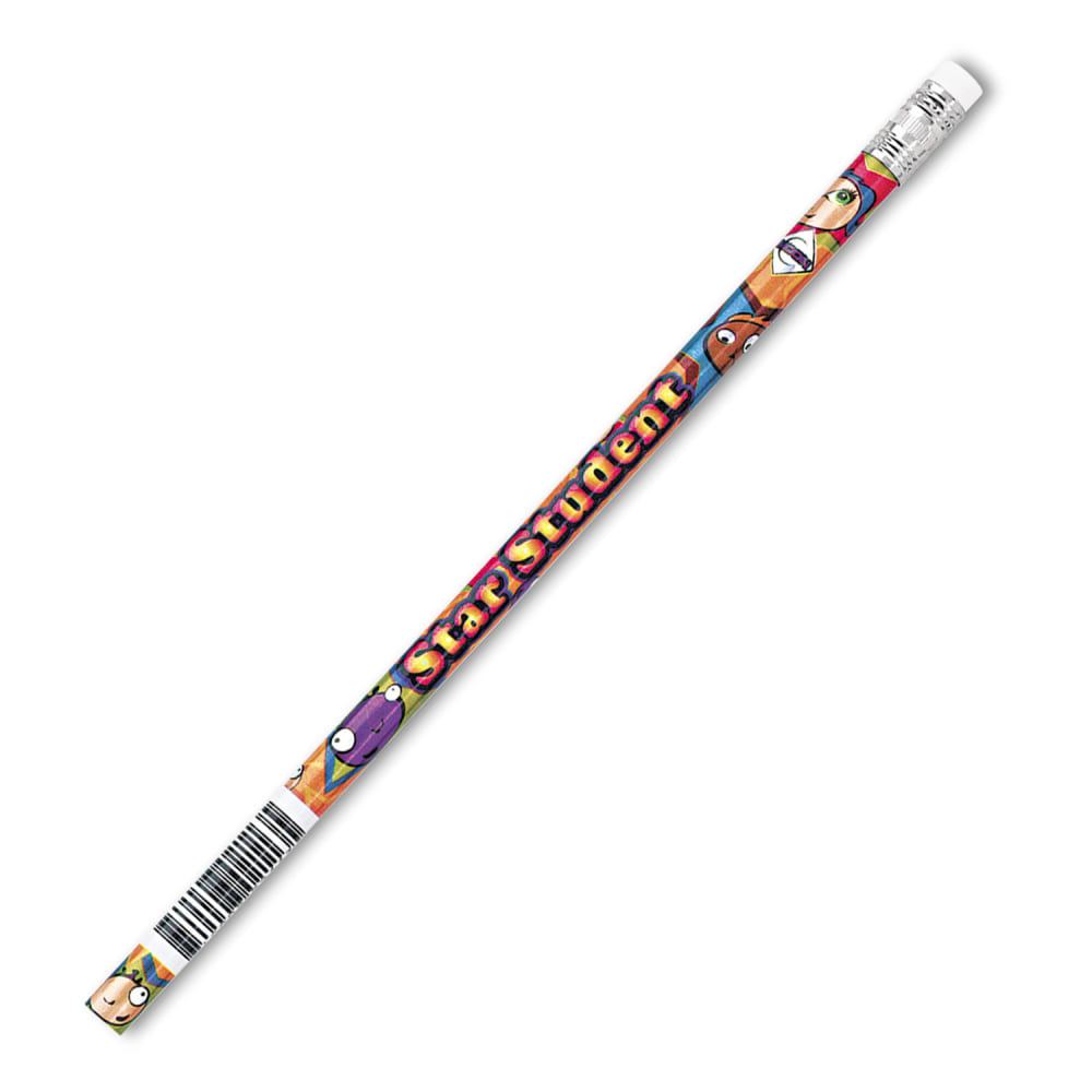 J.R. Moon Pencil Co. Pencils, HB #2/Medium, Star Student, Multicolor, Pack Of 144 Pencils MPN:JRM2113G