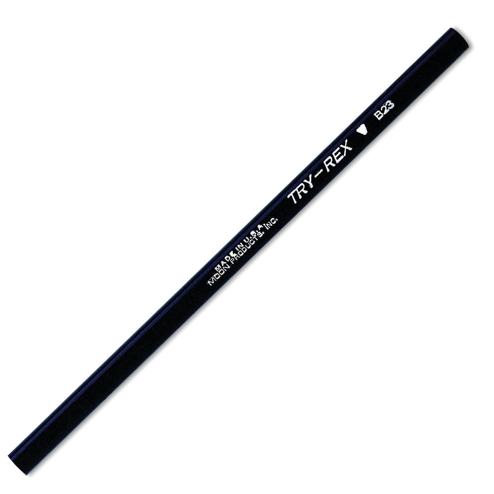 J.R. Moon Pencil Co. Try Rex Pencils, Intermediate, 2.11 mm, #2 Lead, Navy, Pack Of 36 MPN:JRMB23-3