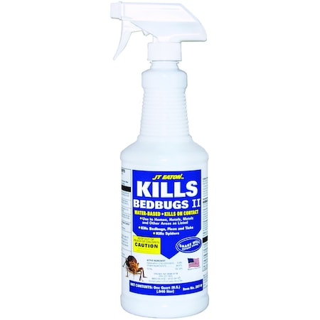 Water Based Bedbug Killer Spray, RTU, 1qt. MPN:207-W/CAP