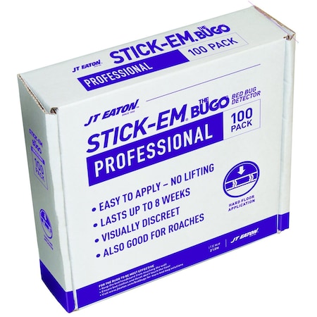 Stick-Em Bugo Bed Bug Detector, PK100 MPN:212H