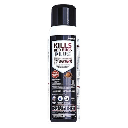Insect Killer For Bed Bugs, 17.5 oz, Aerosol, DEET-free, MPN:217