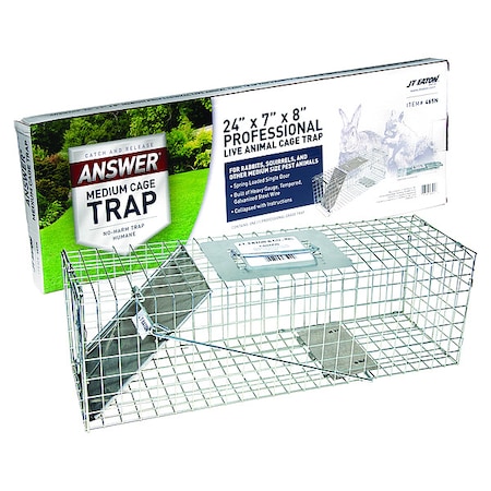 Live Animal Trap, 24in L x 7in W x 8in H MPN:465N