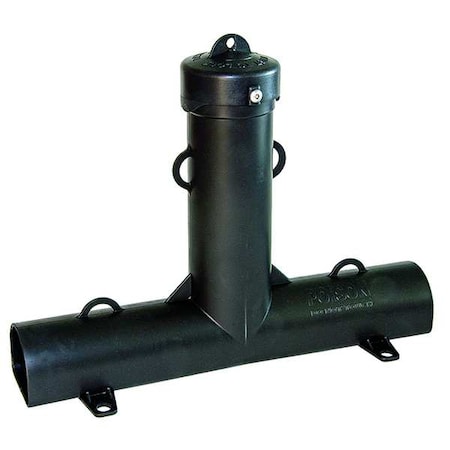 Top Fill Bait Box Rodent Station, 15-1/4 in L, Black, Plastic MPN:902R