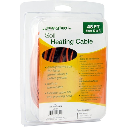 Soil Heating Cable, 48Ft. MPN:JSHC48