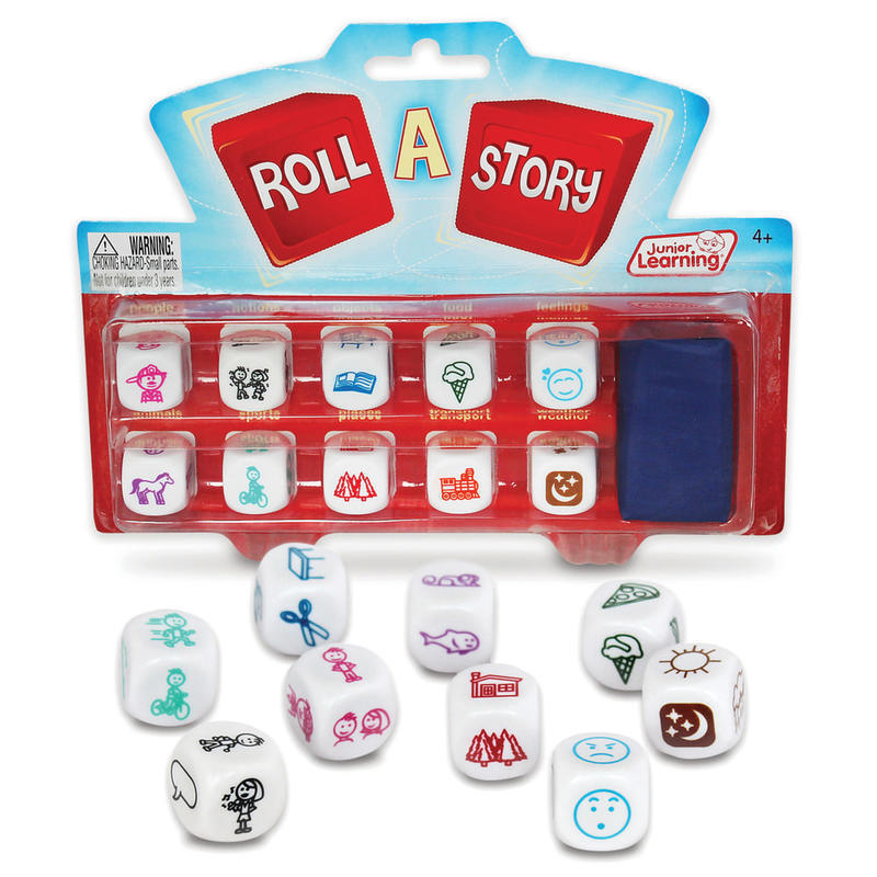 Junior Learning Roll A Story Dice Game, Grades K-6 MPN:JRL144