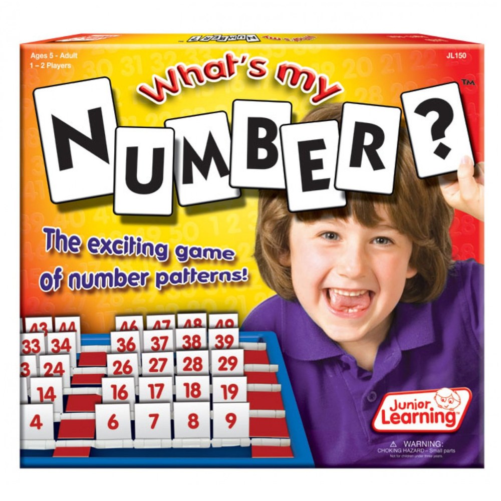 Junior Learning Whats My Number? Game, Grades K-2 MPN:JRL150