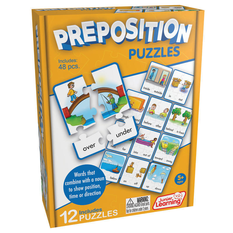 Junior Learning Preposition Puzzles MPN:JRL245