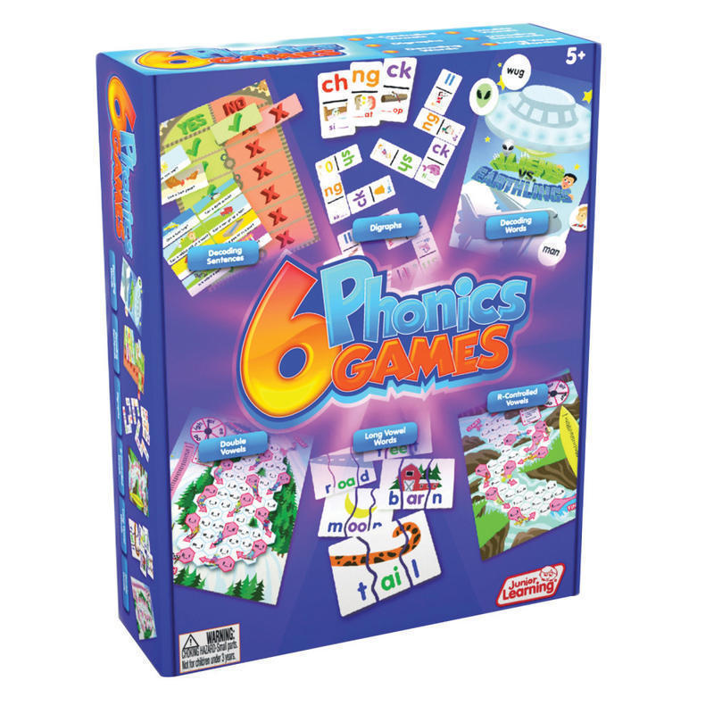 Junior Learning 6 Phonics Games MPN:JRL401