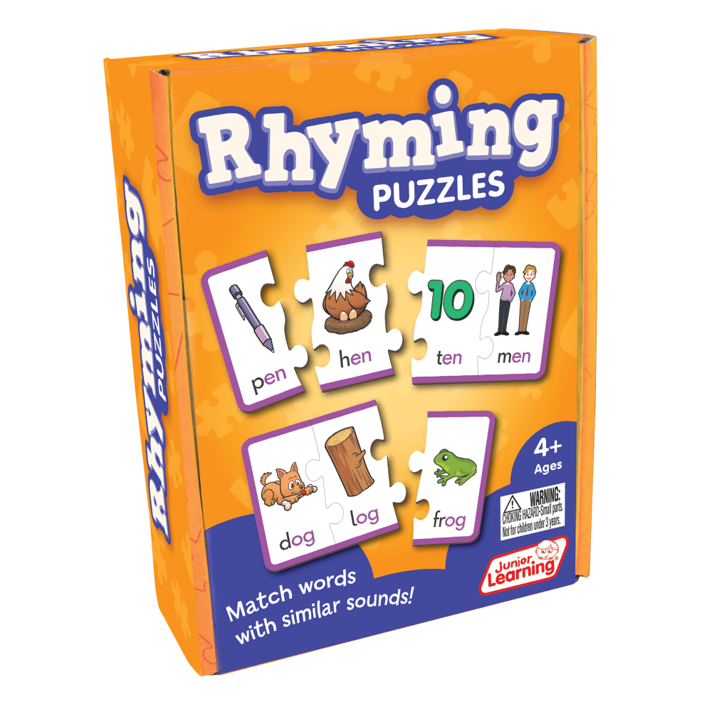 Junior Learning Rhyming Puzzles, Set Of 24 Puzzles MPN:JRL656